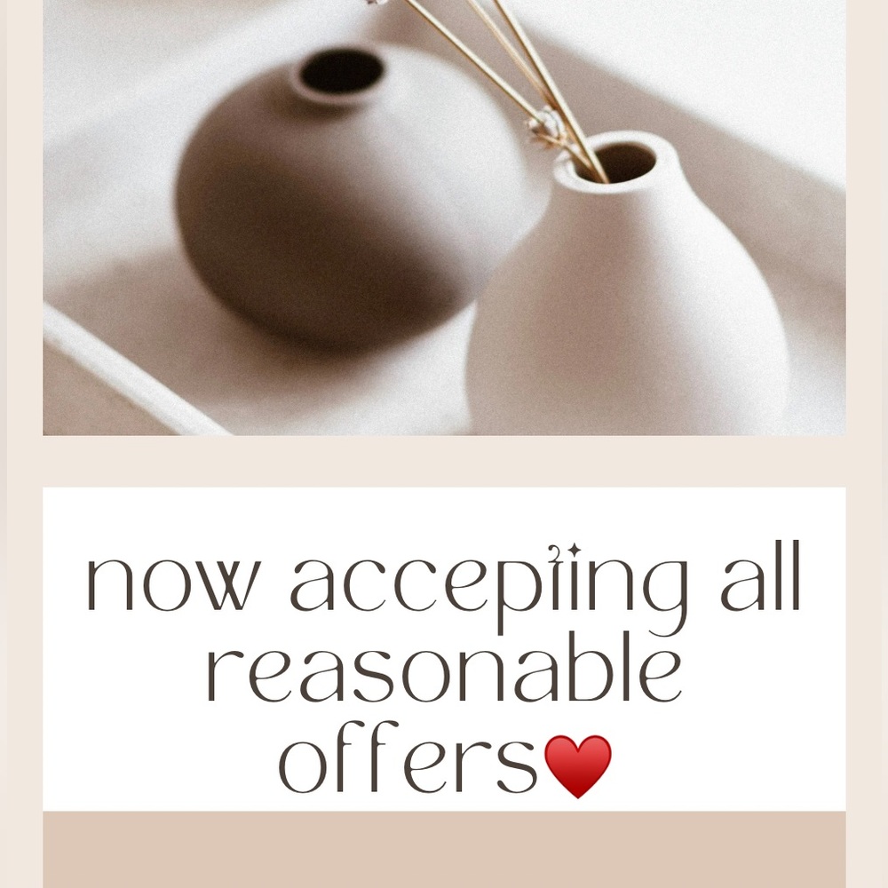 Accepting all reasonable offers now♥️